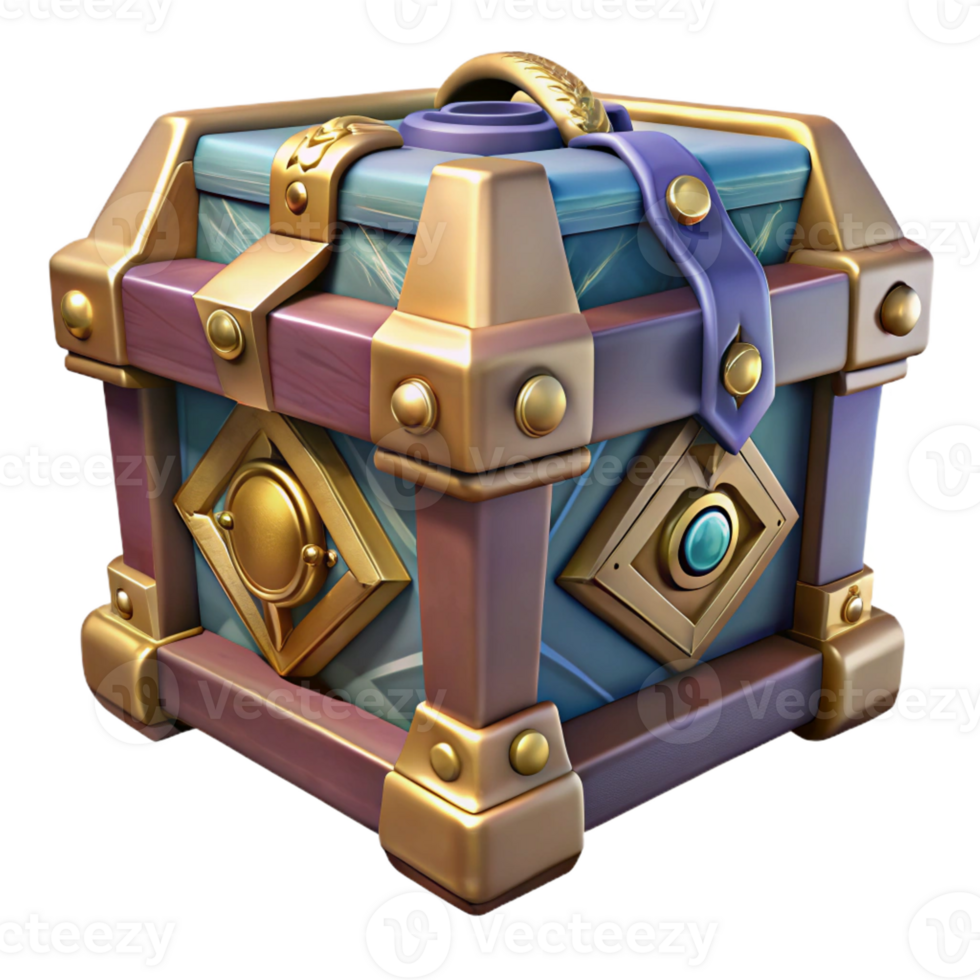 magnificent whimsical gothic Pandora's Box, mythical artifact, containing all the evils of the world, ornate design, with Transparent Background elite png