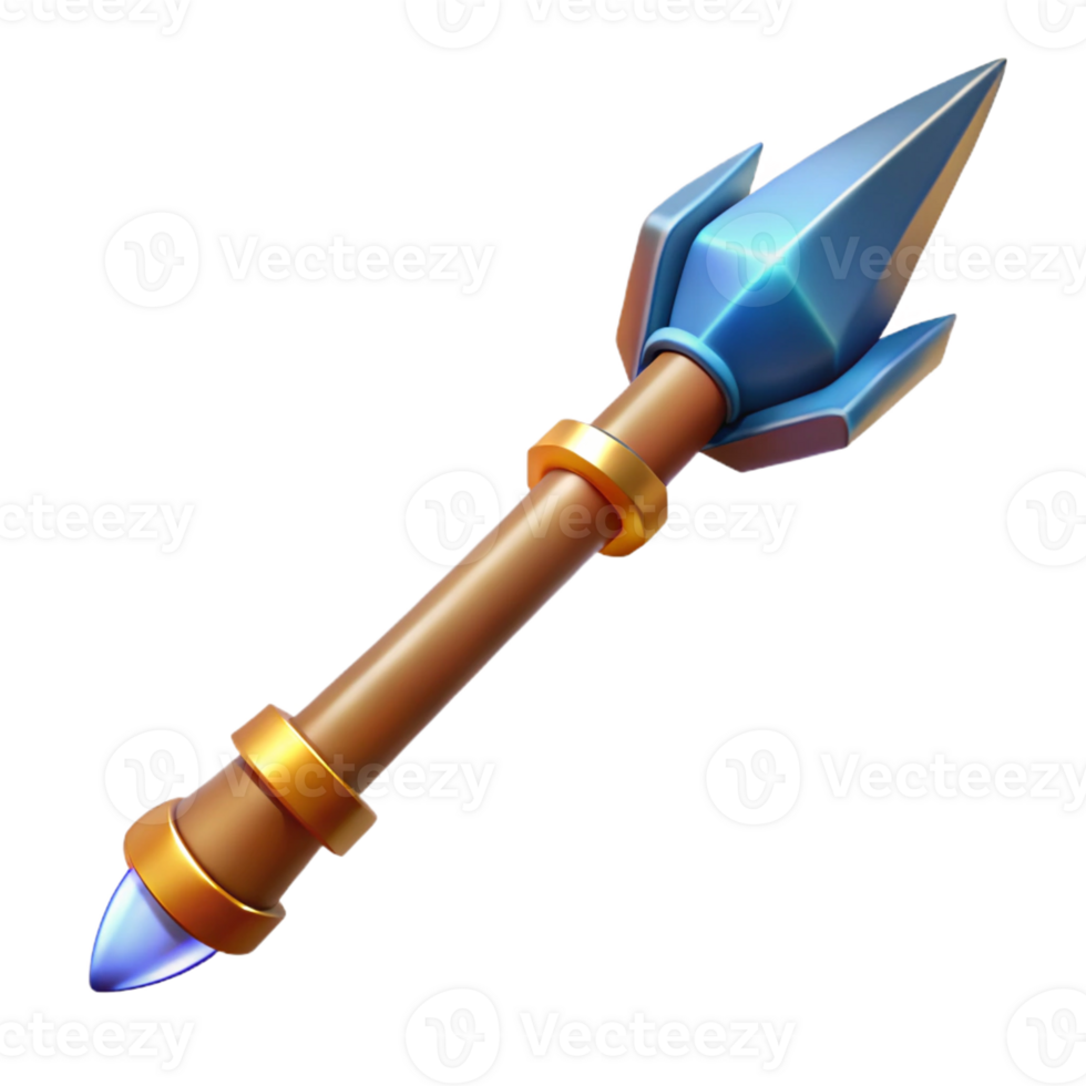 extraordinary notable Gungnir, Odin's spear, magical properties, never misses its target, with Transparent Background png