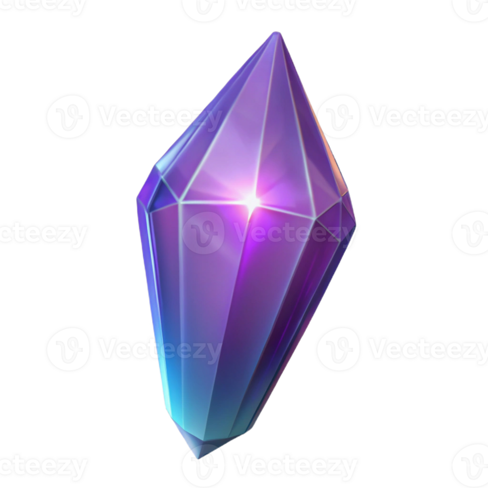 inspired vintage A single, glowing crystal shard with magical energy, with Transparent Background 8K png