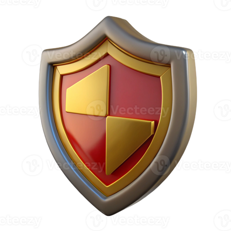 glorious exemplary A knight's shield with a heraldic emblem, with Transparent Background png