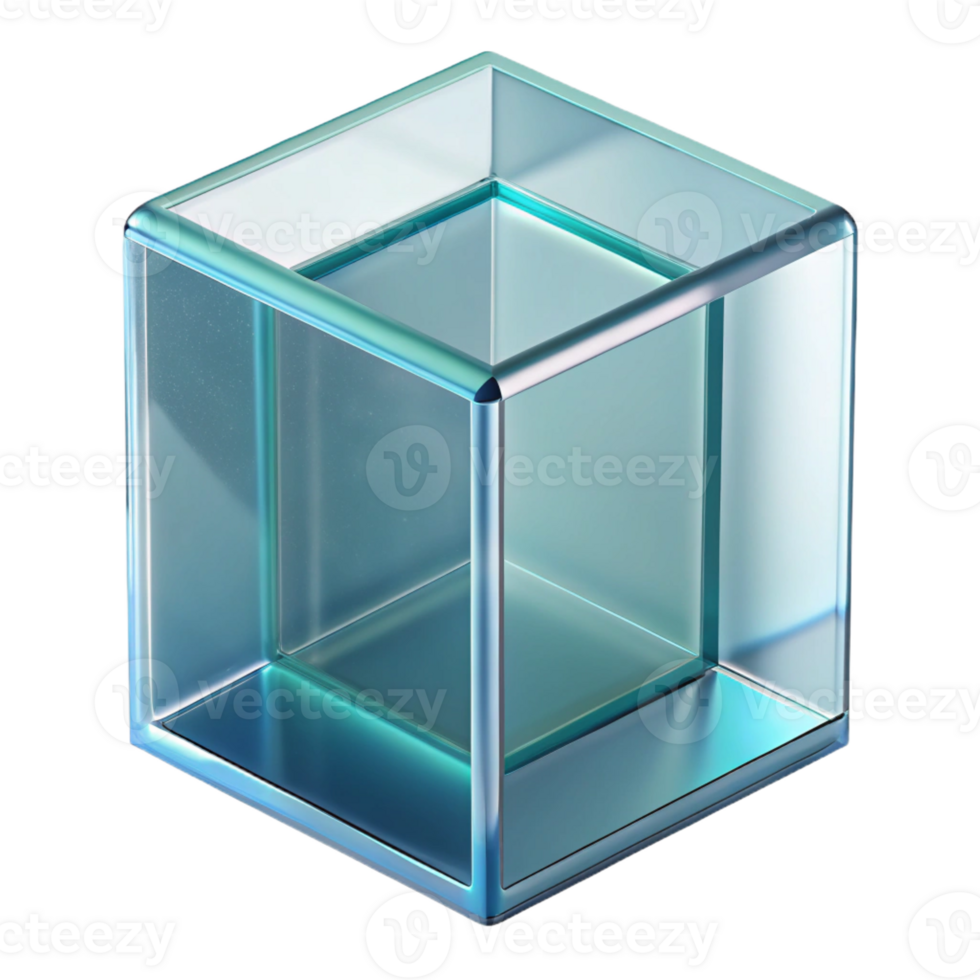 melancholic alluring Glass block, transparent, with Transparent Background exclusive png