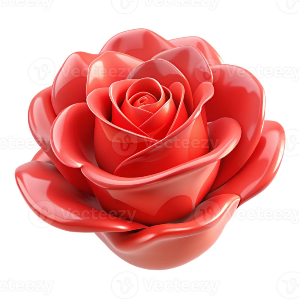 stunning nostalgic vintage A single, translucent red rose, detailed and delicate with Transparent Background handcrafted png