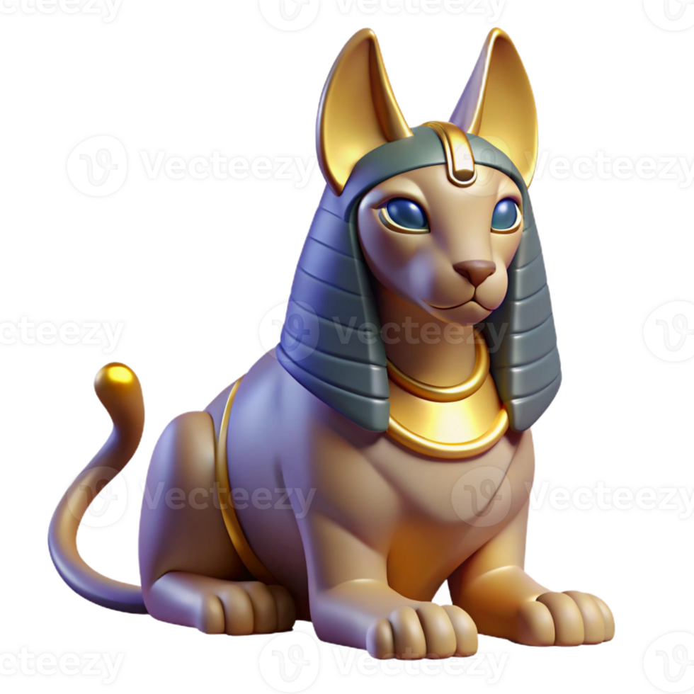 glorious exemplary Sphinx, enigmatic creature with riddles with Transparent Background png