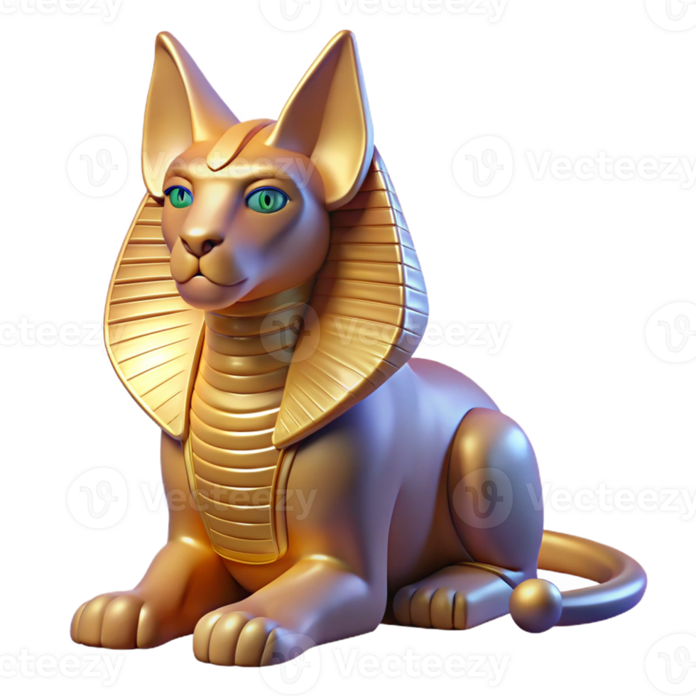 dynamic exquisite Sphinx, enigmatic creature with riddles with Transparent Background 4K png