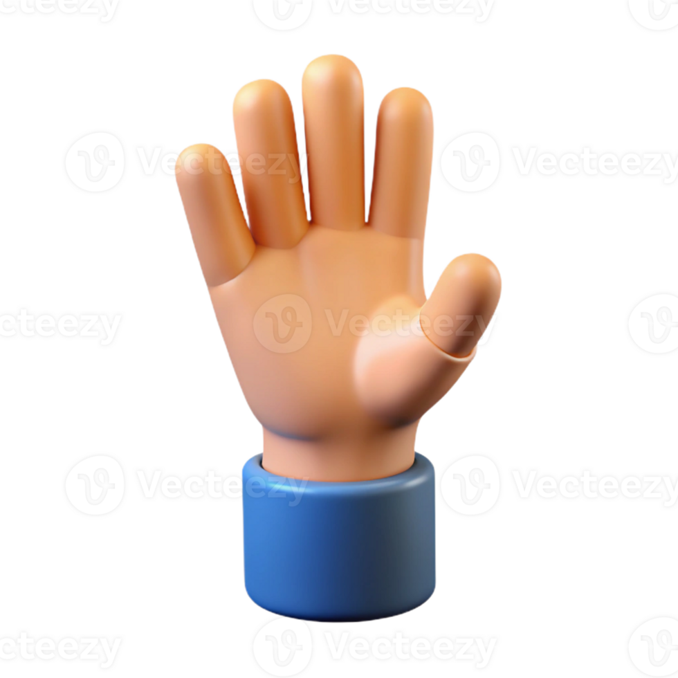 glorious traditional A single, stylized human hand reaching upwards with Transparent Background precision png