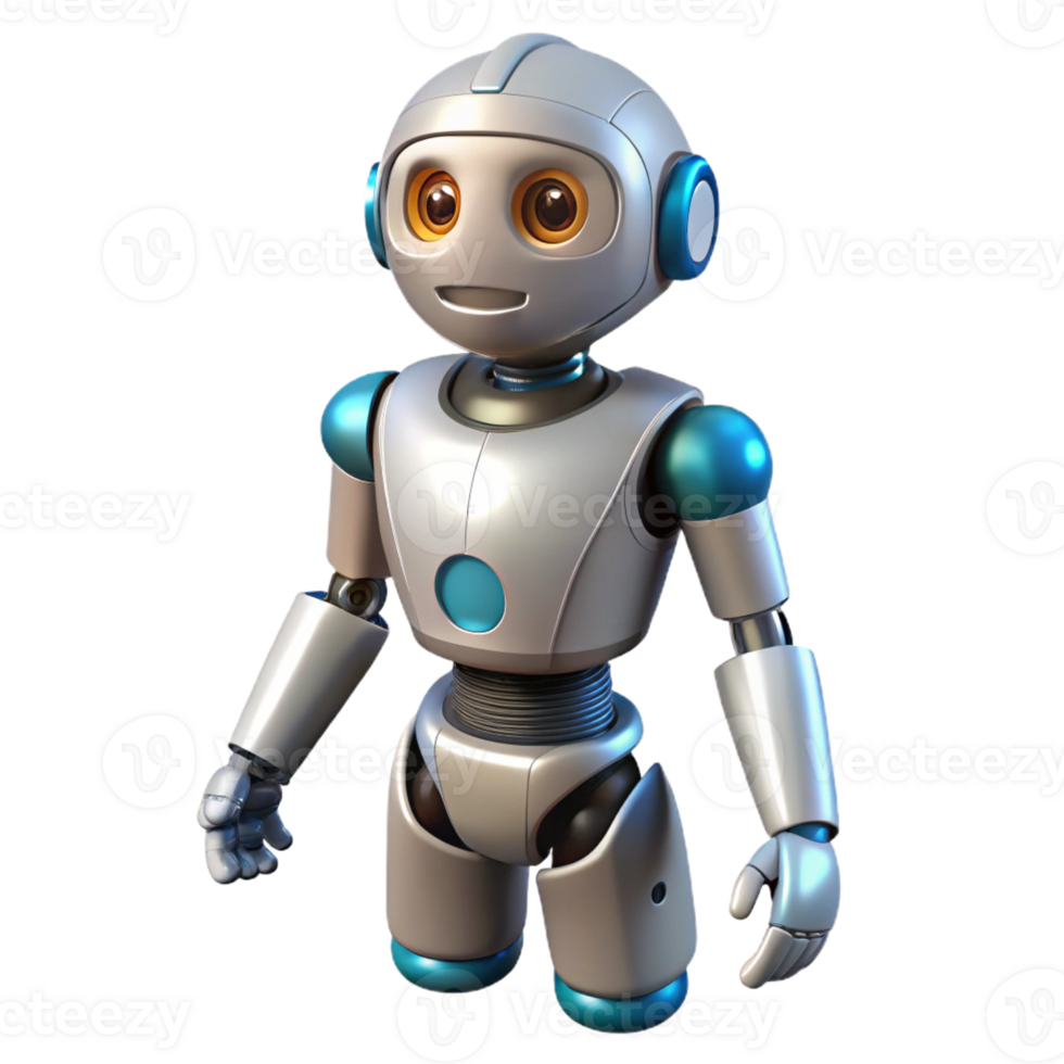 iconic baroque Artificial intelligence robot, humanoid robot, with Transparent Background elite png