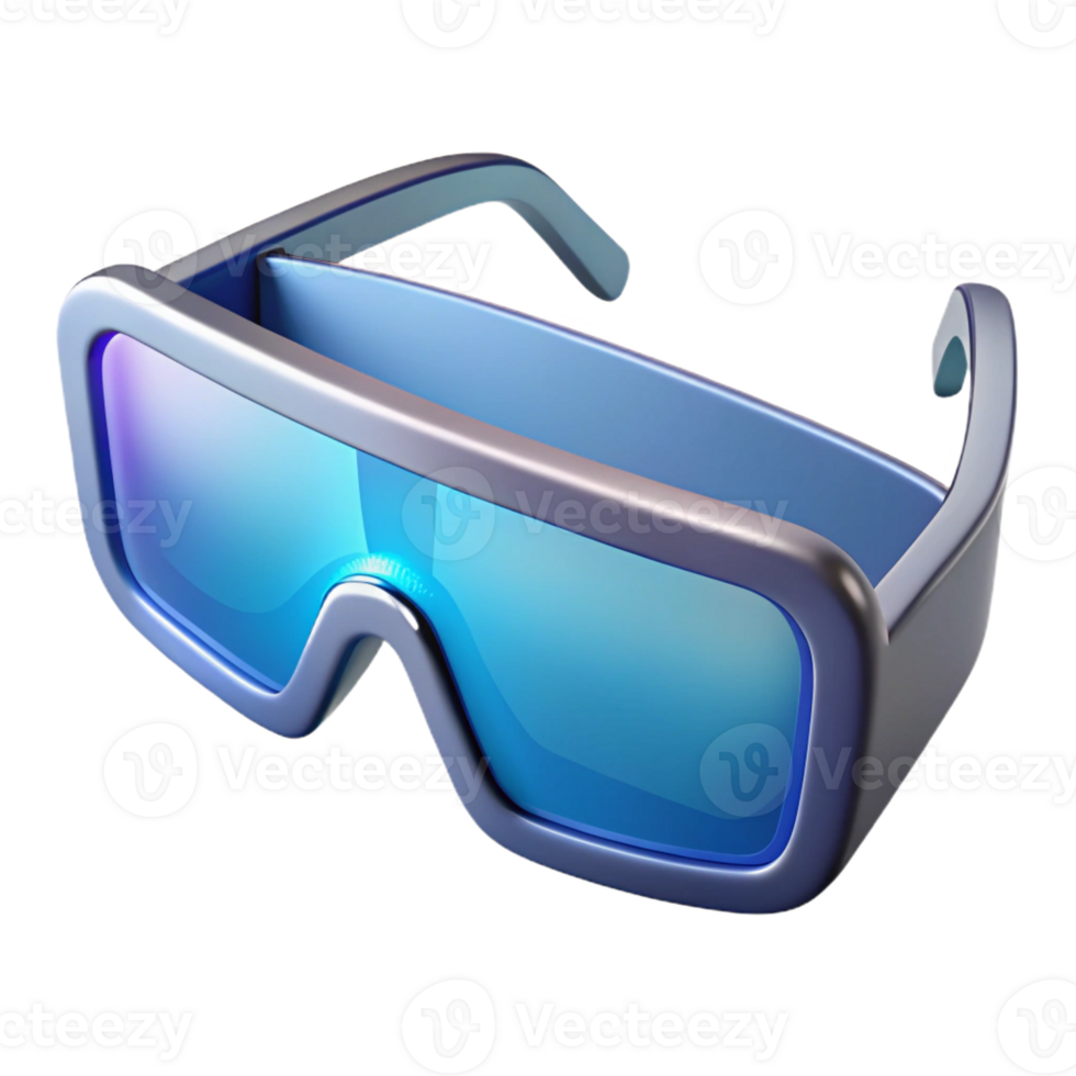 fascinating remarkable Augmented reality glasses, sleek design, transparent display with Transparent Background png