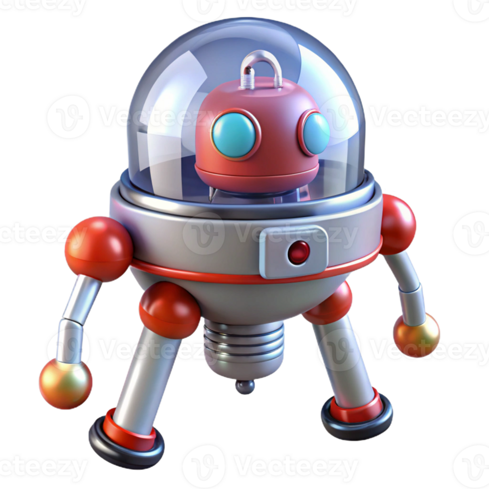 majestic bold impressionist Ultra-detailed, photorealistic isolated cutout of a single, advanced medical nanobot with microscopic detail with Transparent Background 4K png