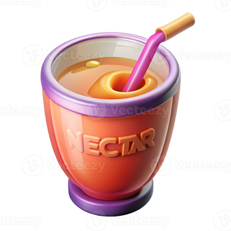 melancholic captivating Nectar, drink of the gods, with Transparent Background ultra HD png