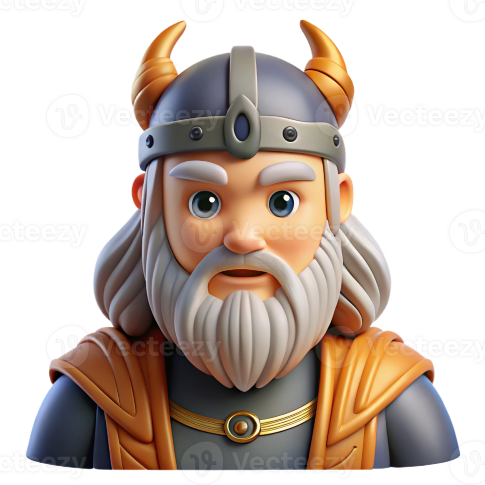 immaculate distinctive Odin, Norse Allfather, with Transparent Background png