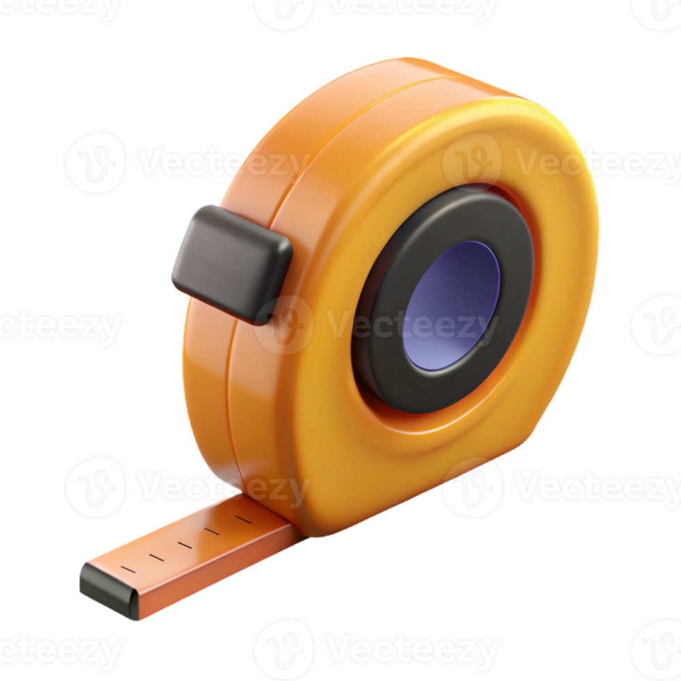 splendid dreamy rustic Tape measure extended with Transparent Background exclusive png