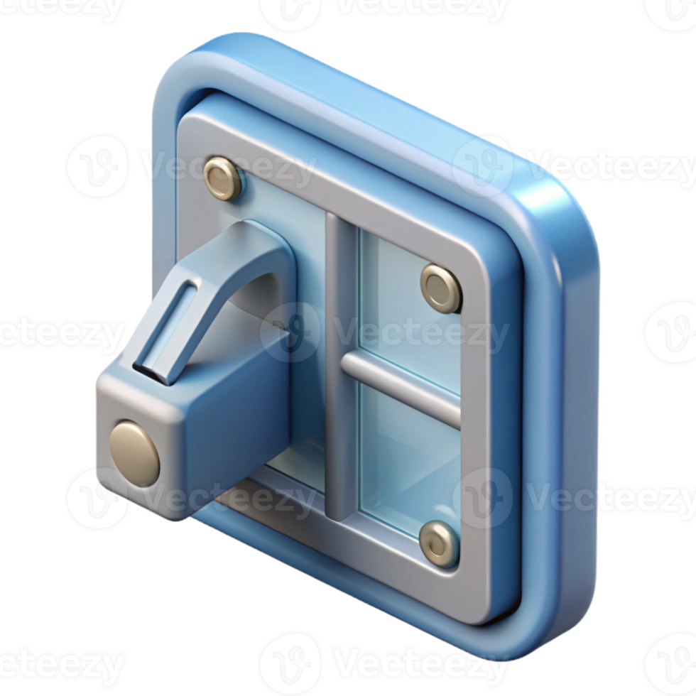 memorable victorian Window latch with Transparent Background flawless png