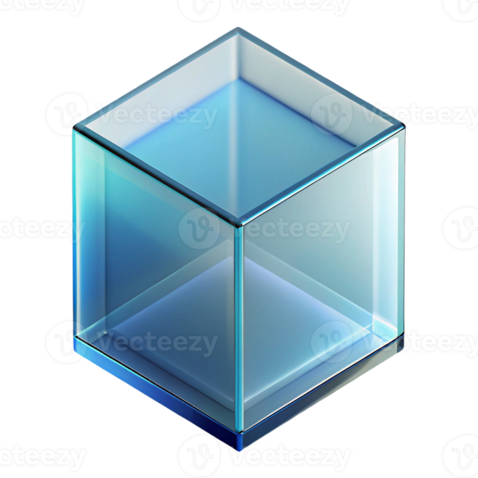 hypnotic coveted Glass block with Transparent Background png