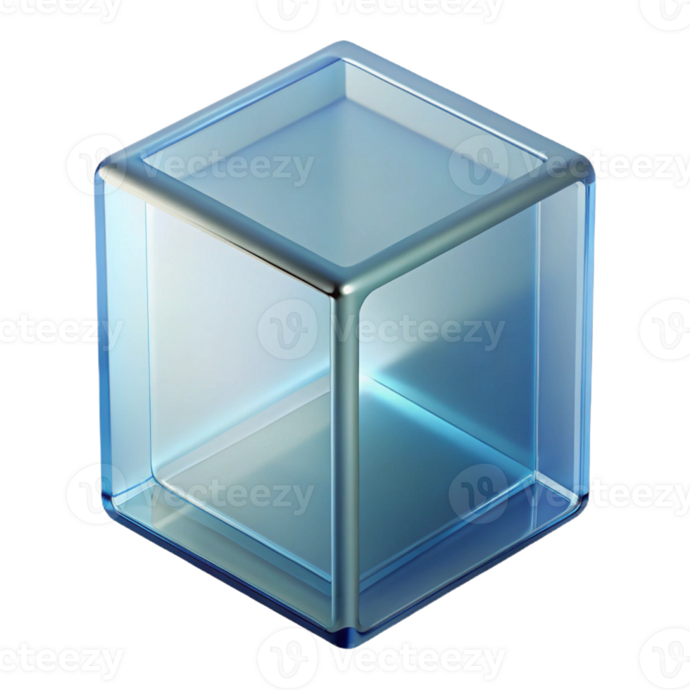radiant classic Glass block with Transparent Background top-tier png