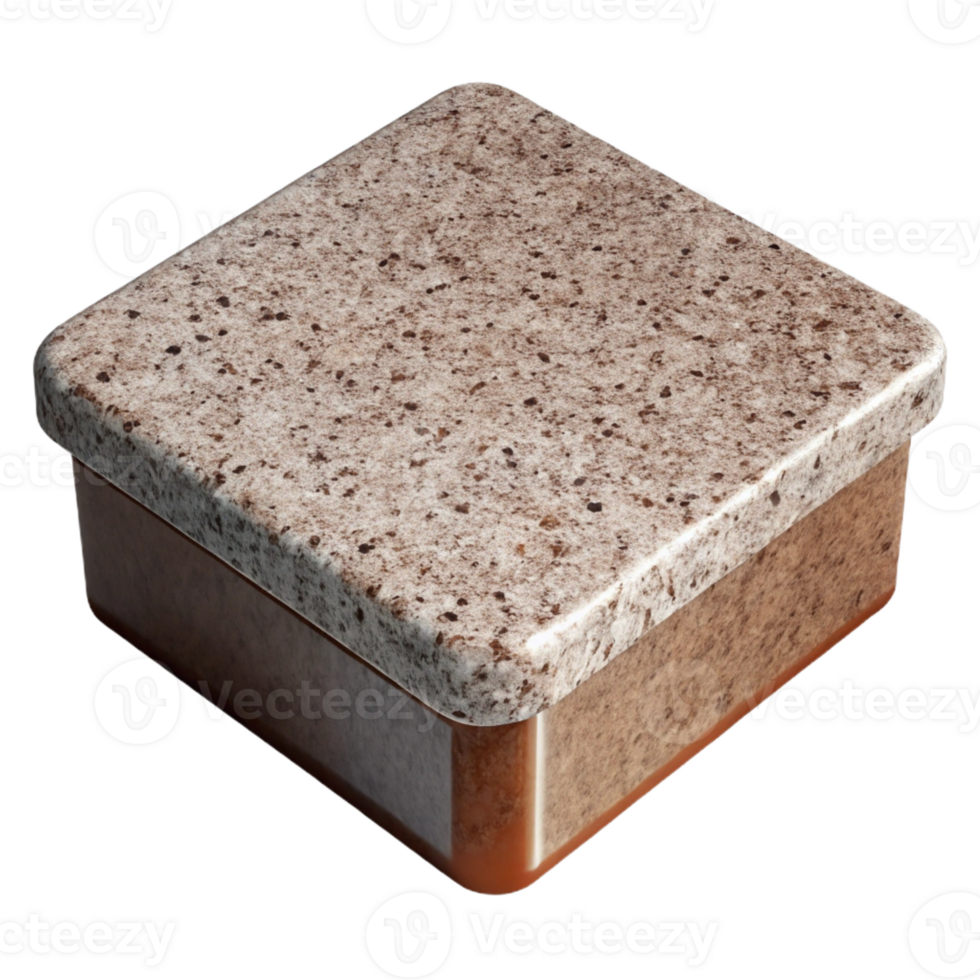 mesmerizing peaceful modern Granite countertop sample with Transparent Background fine detail png