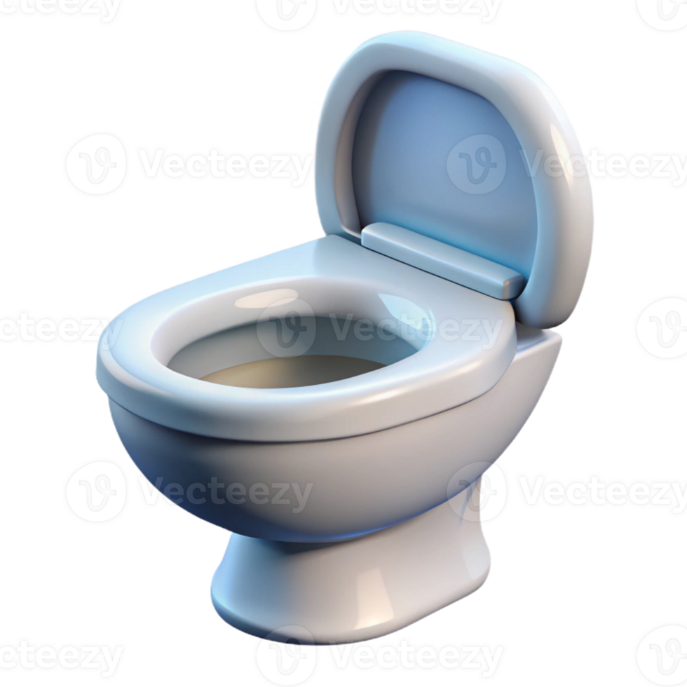 ethereal wonderful Toilet bowl white with Transparent Background studio quality png
