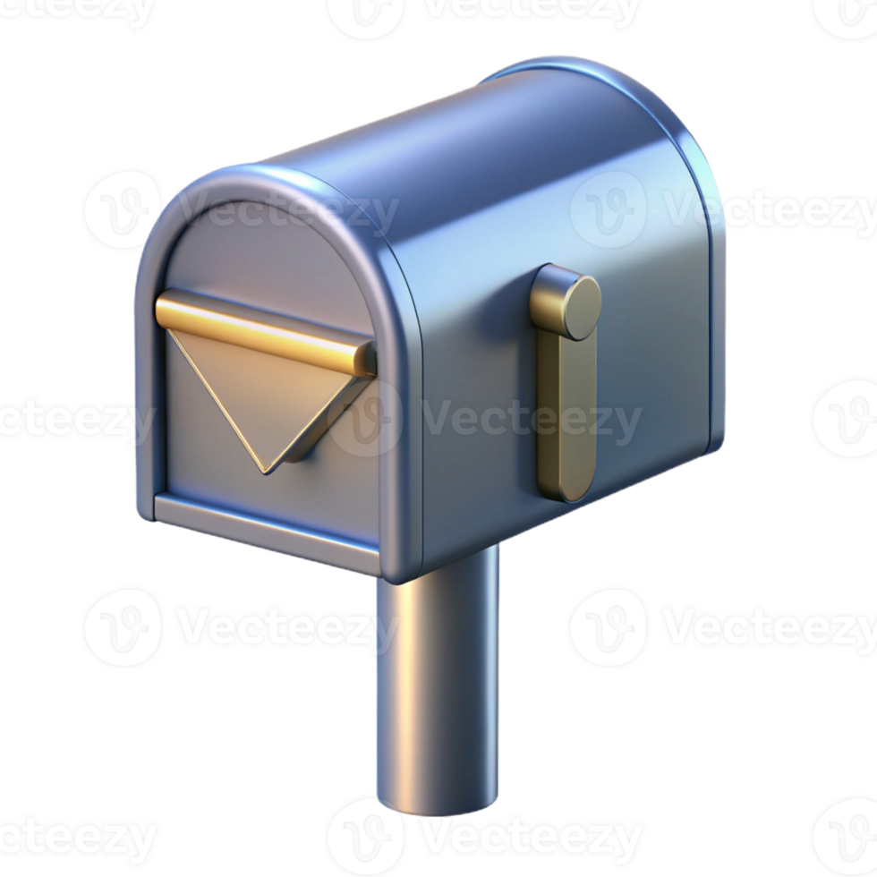 fascinating remarkable Mailbox metal with Transparent Background png