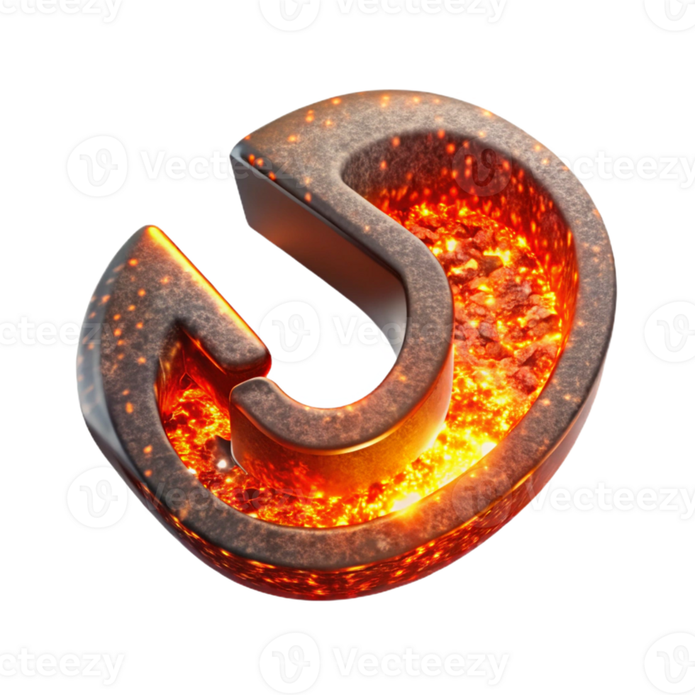 wonderful energetic mid-century A single, floating trademark symbol made of glowing embers with Transparent Background 8K png