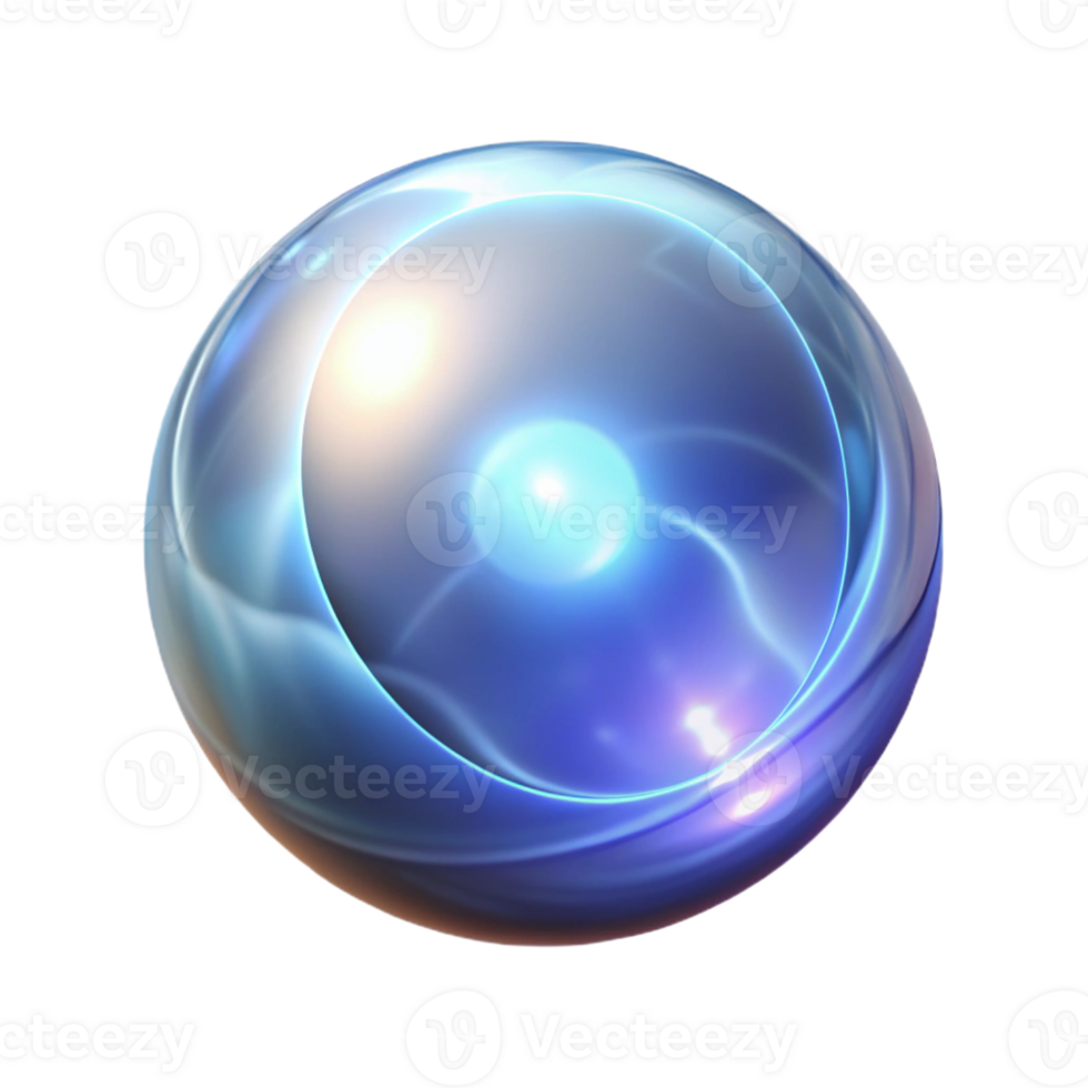 inspired urban A glowing, ethereal orb, pulsing with light with Transparent Background 4K png