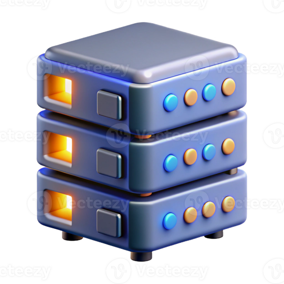 dynamic elegant Server rack with blinking lights with Transparent Background elite png