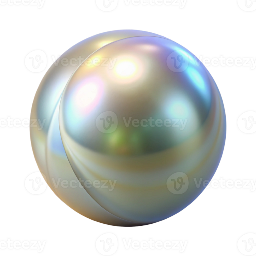 intense magnificent A pearl, lustrous, abstract design with Transparent Background high quality png