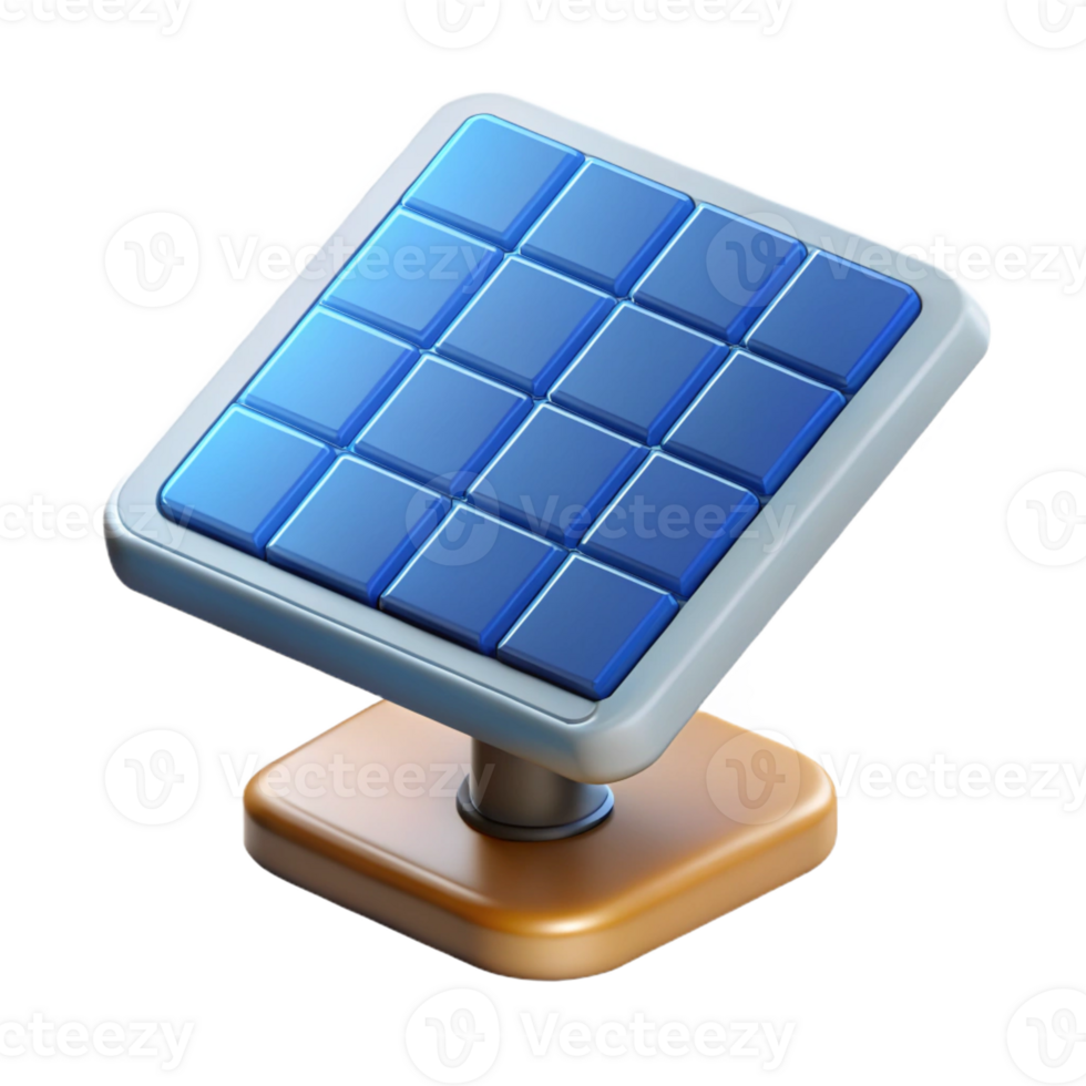 radiant coastal Solar panel, photovoltaic cell with Transparent Background ultra HD png