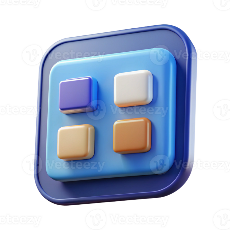 playful wonderful Mobile app interface icon with Transparent Background authentic png