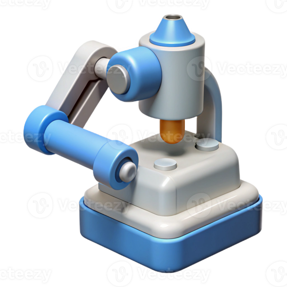 wonderful rustic Photorealistic, isolated cutout of a single robotic surgery tool, minimally invasive surgery technology with Transparent Background detailed png