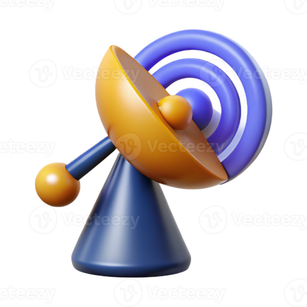 splendid nostalgic organic Ultra-detailed, professional render of an isolated cutout of a G antenna, wireless communication technology with Transparent Background genuine png