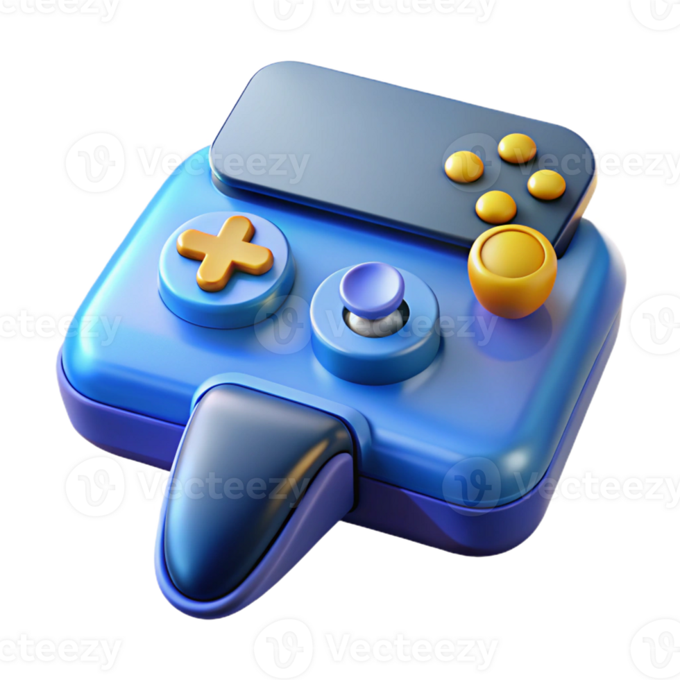 quintessential impressionist Gaming console with controller with Transparent Background authentic png