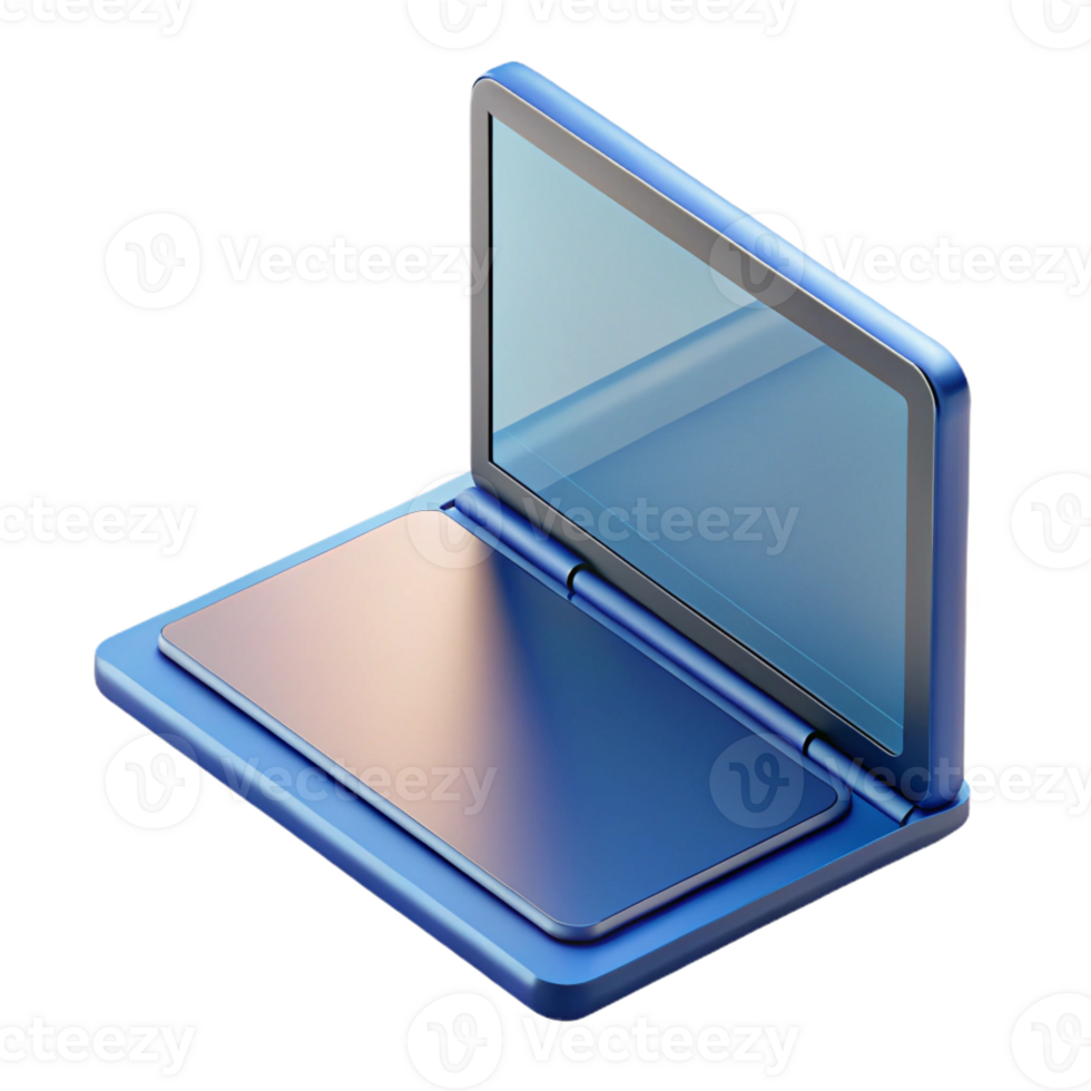 passionate exquisite Ultra-detailed, professional render of an isolated cutout of a foldable tablet computer, mobile computing technology with Transparent Background expertly shot png