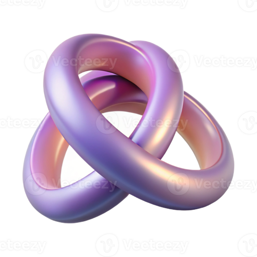 memorable gothic A pair of wedding rings, intertwined with Transparent Background ultra HD png