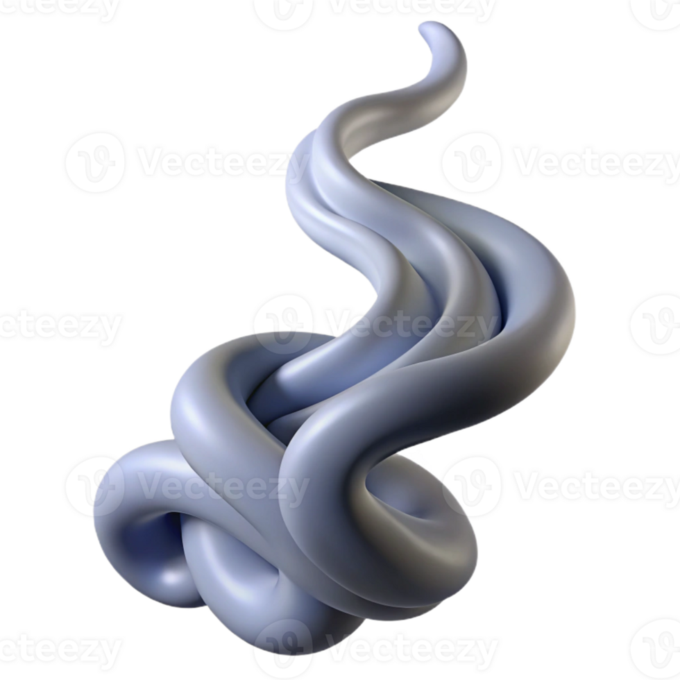 harmonious magnificent A wisp of smoke, curling and twisting with Transparent Background ultra HD png