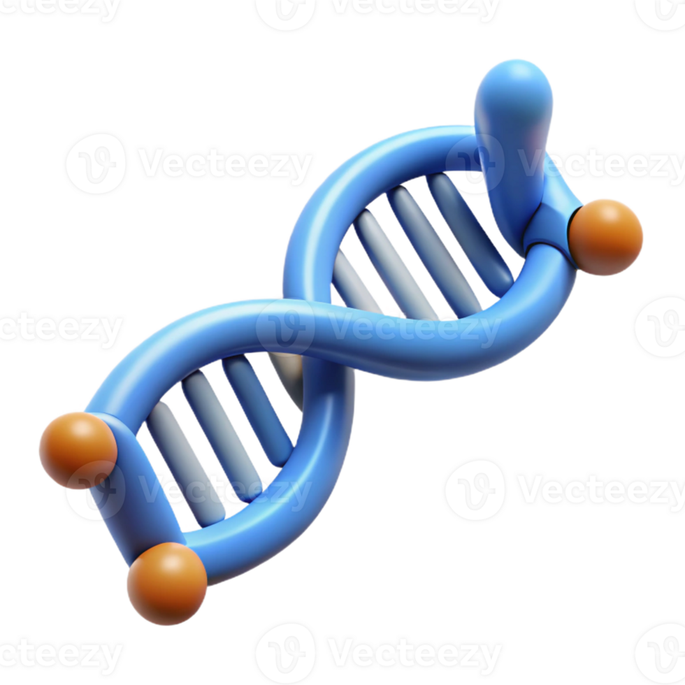 hypnotic mysterious bohemian Hyper-specific professional render, isolated cutout, single DNA molecule, scientifically accurate with Transparent Background handcrafted png