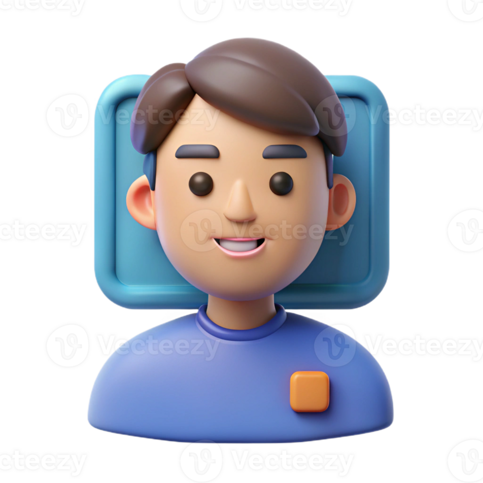 joyful extraordinary Facial recognition software interface with Transparent Background handcrafted png