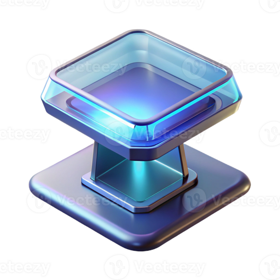 exquisite rustic Hyper-specific, concept art, isolated cutout of a futuristic, transparent, levitating display screen Ultra-detailed with Transparent Background professional png
