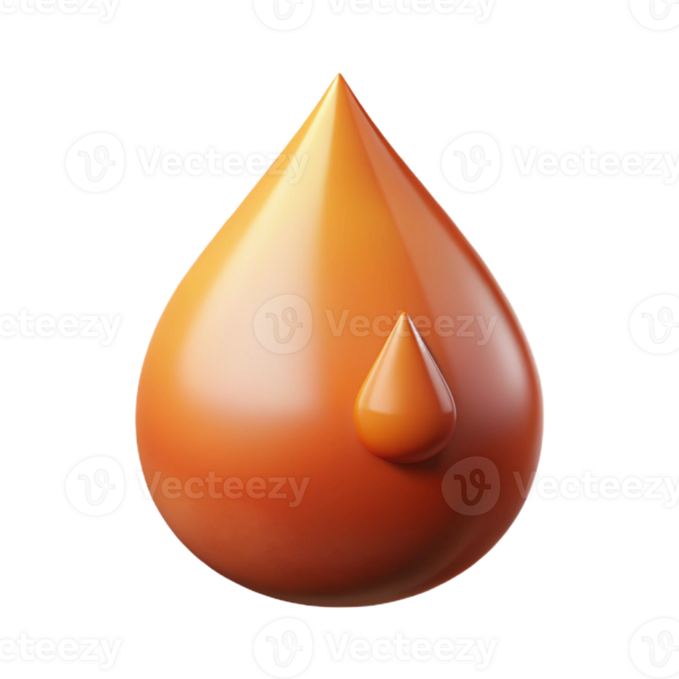distinctive geometric Hyper-specific, concept art style, isolated cutout of a single drop of Phoenix tears with Transparent Background premium png