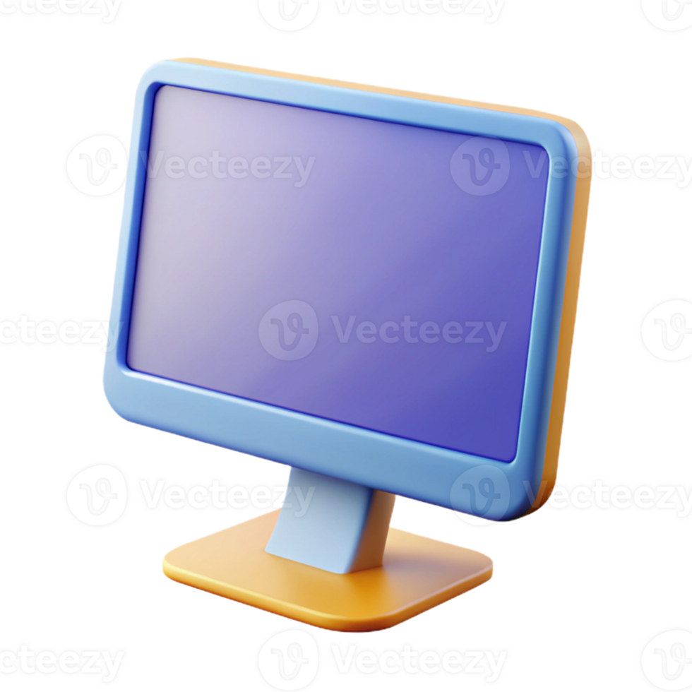 striking bohemian Computer monitor with high refresh rate with Transparent Background high resolution png