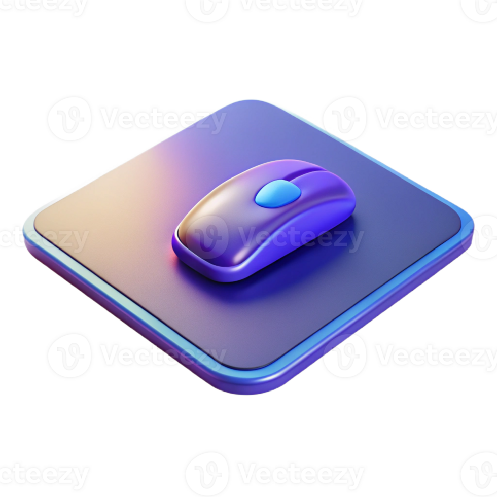 unforgettable artistic Gaming mouse pad with anti-slip surface with Transparent Background museum quality png