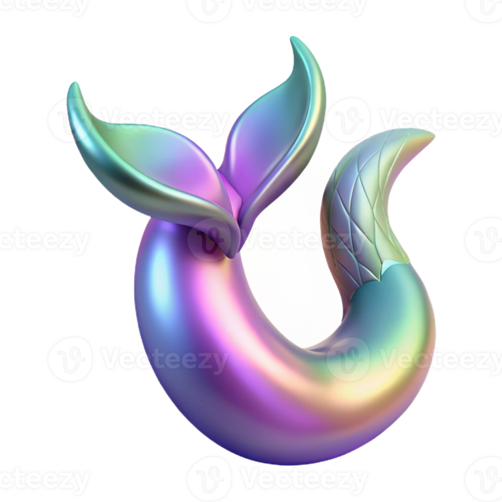 immaculate remarkable Hyper-specific, concept art style, photorealistic render of a single Siren's scale, iridescent with Transparent Background png