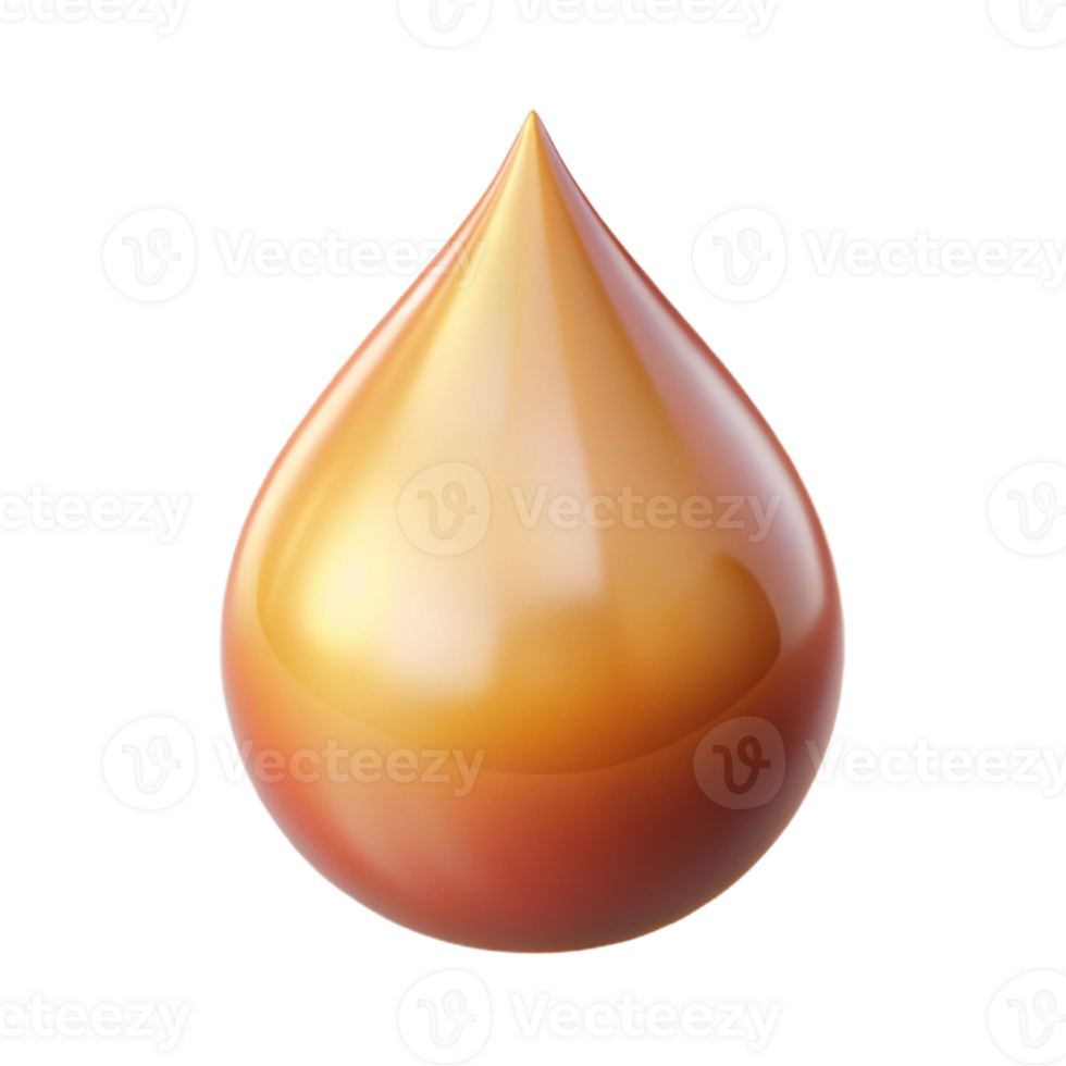 impressive iconic Photorealistic, hyper-specific, concept art style render of a single drop of nectar from Olympus with Transparent Background png