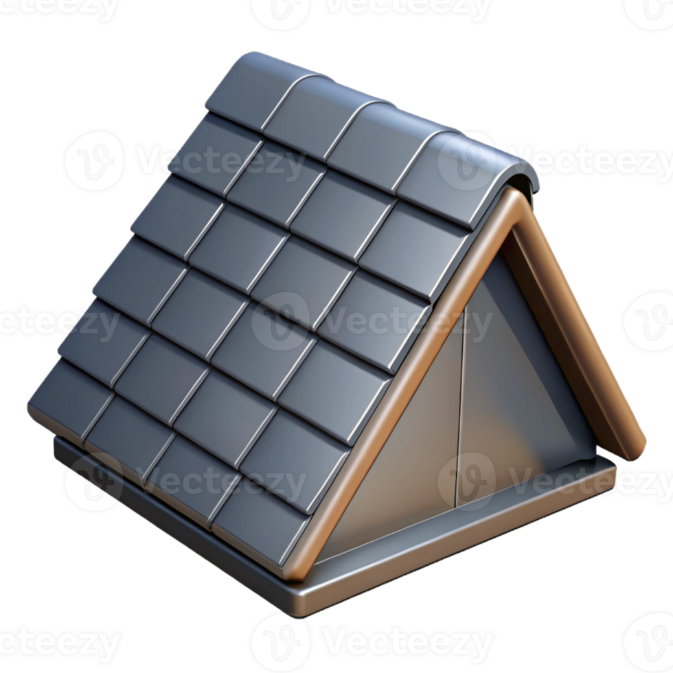 spectacular harmonious gothic Roof shingle asphalt material, with Transparent Background luxury png