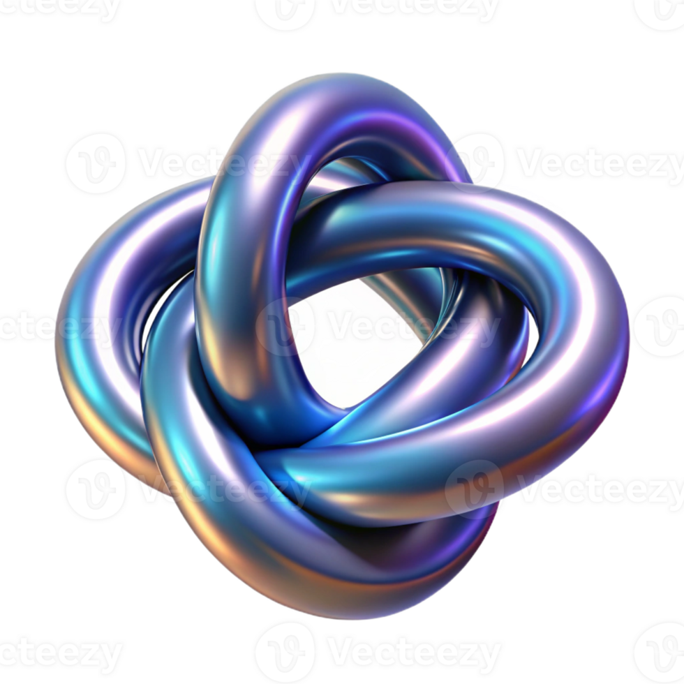elegant notable Concept art style, isolated cutout, a single, intricately woven knot of shimmering, metallic threads with Transparent Background png