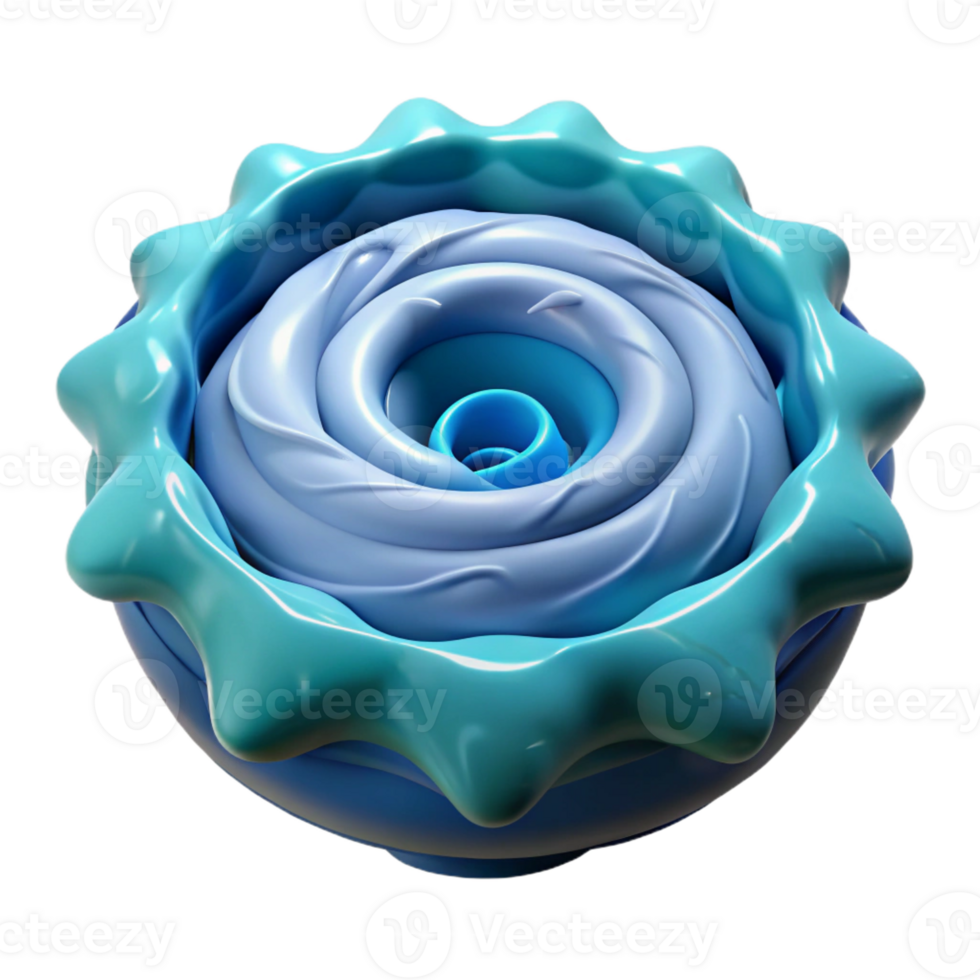 fascinating playful urban Charybdis, whirlpool monster with Transparent Background detailed png