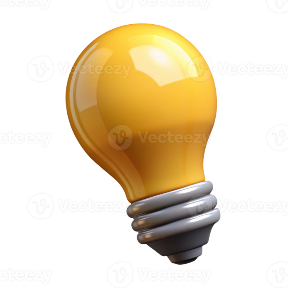 intense splendid Concept art style, ultra-detailed, isolated cutout of a single, stylized, lightbulb filament with Transparent Background handcrafted png