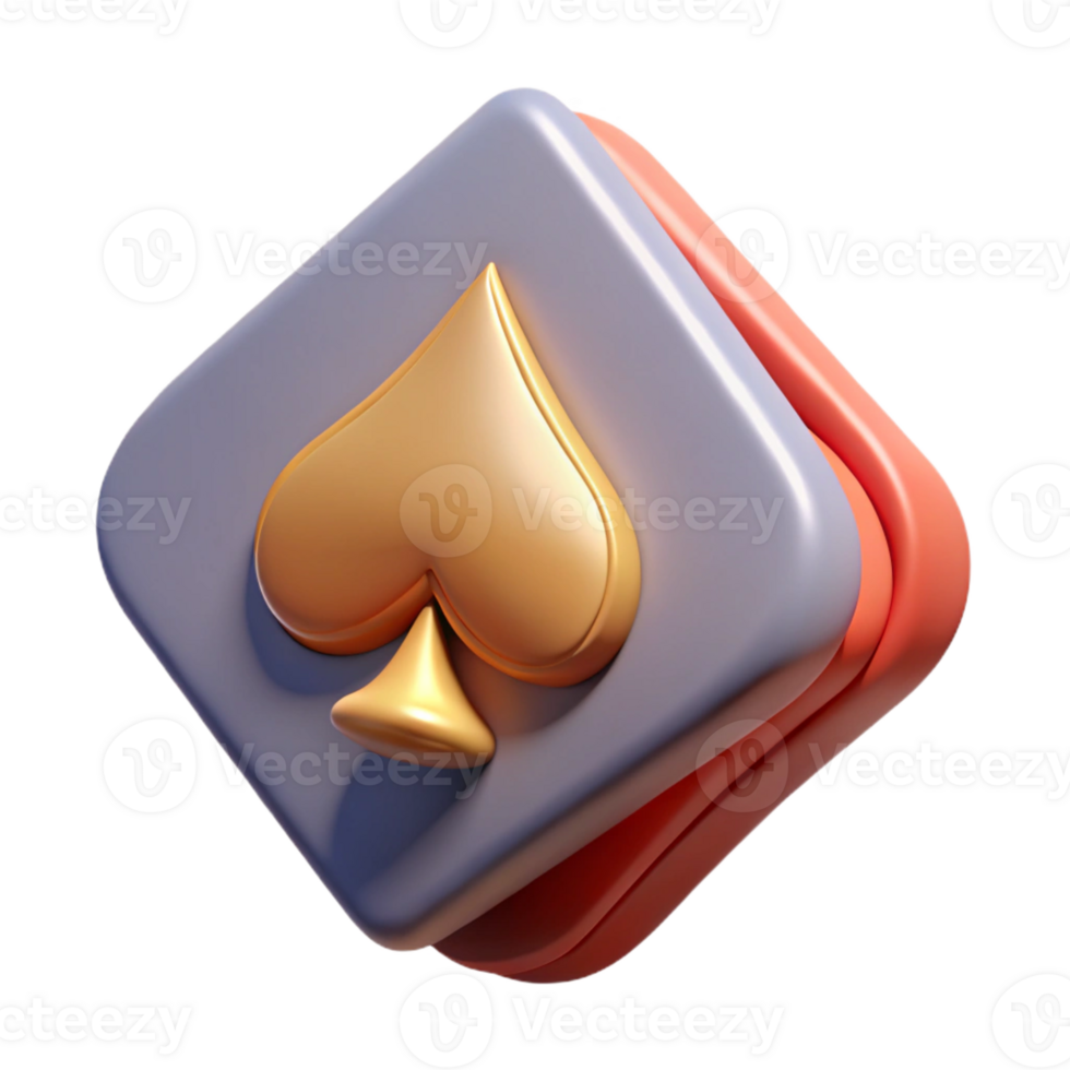 mysterious hypnotic A single, stylized playing card, the Queen of Spades with Transparent Background precision png