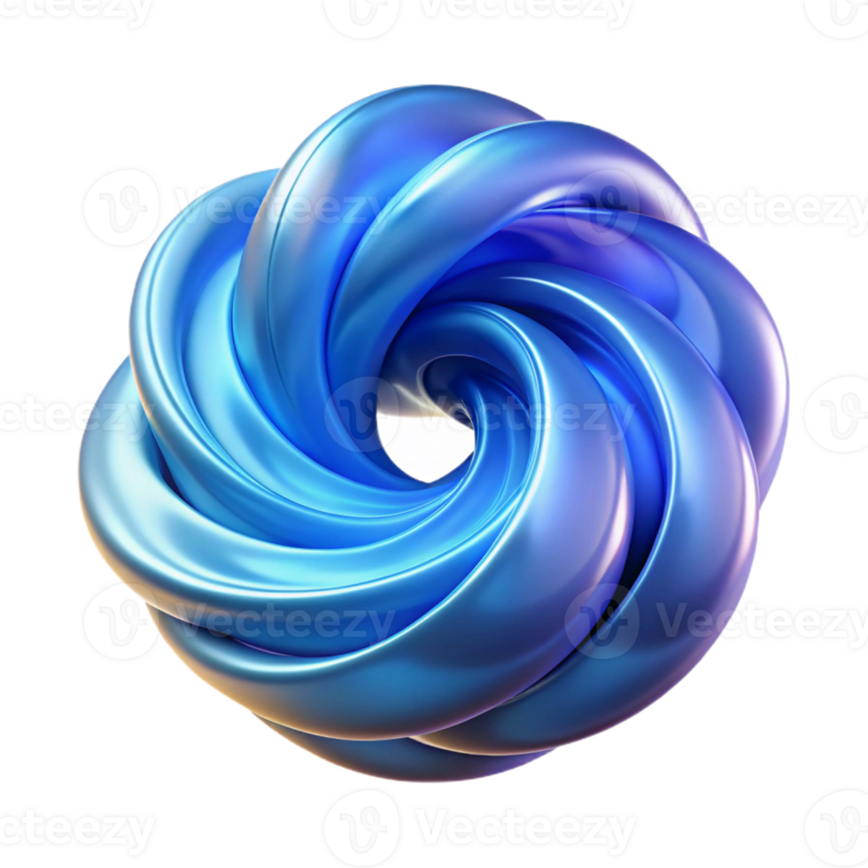 distinctive coastal A swirling vortex of iridescent blue smoke with Transparent Background ultra HD png