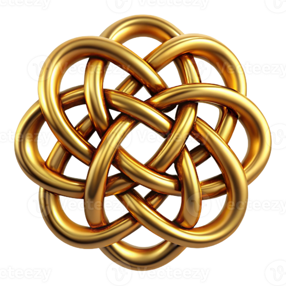 immaculate art deco Ultra-detailed, photorealistic isolated cutout of a single, fractal fern frond made of pure gold with Transparent Background premium png