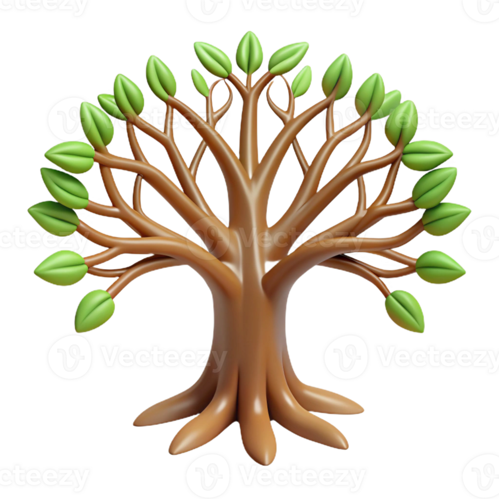 notable coastal A stylized tree of life, with intricate branches and roots with Transparent Background impeccable png