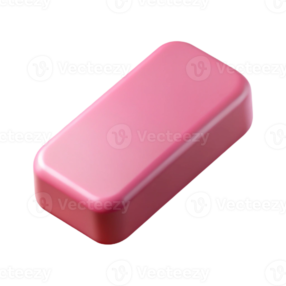 quintessential coastal Hyper-specific, concept art style, isolated cutout, single eraser, pink, unused with Transparent Background genuine png